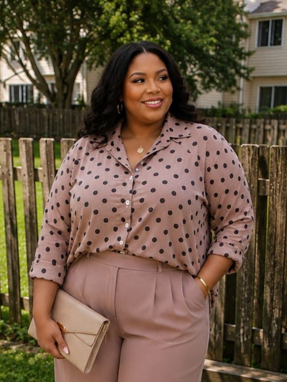 About A Girl Dusty Rose Wide-Leg Pants